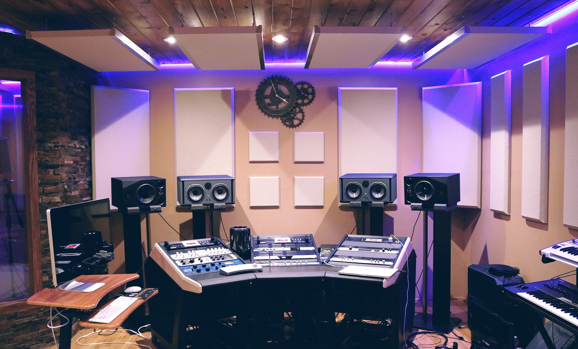 Studio d'enregistrement de mixage et mastering